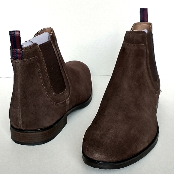 New w/Box Ben Sherman Genuine Suede Chelsea Pull-On Ankle Dress Boots 10.5 & 11 - Picture 5 of 10
